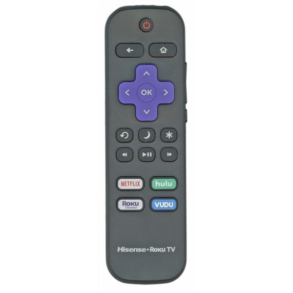 Hisense HURCRUS21G 2021 ROKU TV Remote Control |IR | Netflix | Hulu | Roku Channel | Vudu | HU-RCRUS-21G – 249979