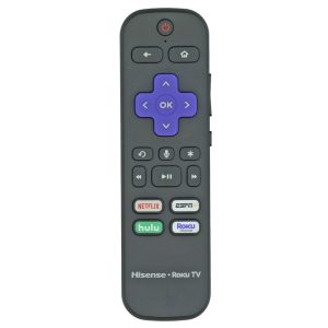 Hisense RC-AL5 / HU-RCRUS-20W 2019 Roku Remote Control | Voice | RF | Netflix | ESPN + | Hulu | Roku Channel – HURCRUS20W