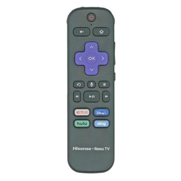 Hisense RC-AL5 / HU-RCRUS-22W 2021 ROKU TV Remote Control | Voice | RF | Netflix | Disney + | Hulu | Sling – HURCRUS22W