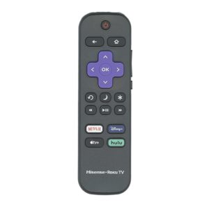 Hisense RC-ALIR / HU-RCRUS-23 2022 ROKU TV Remote Control | IR | Netflix | Disney + | Apple TV + | Hulu – HURCRUS23