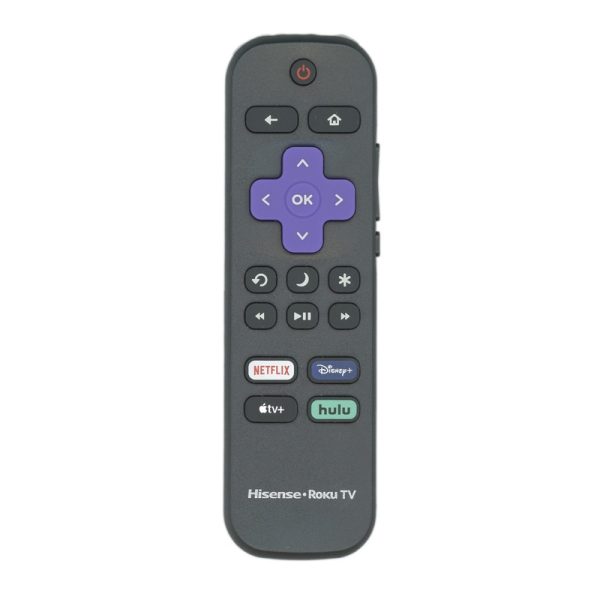 Hisense RC-ALIR / HU-RCRUS-23 2022 ROKU TV Remote Control | IR | Netflix | Disney + | Apple TV + | Hulu – HURCRUS23