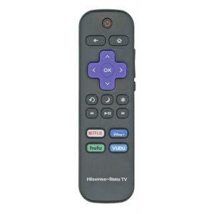 Hisense RC-ALIR Roku TV Remote Control | IR | Netflix | Disney + | Hulu | VUDU – 276168