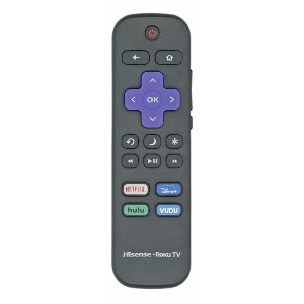 Hisense RC-ALIR Roku TV Remote Control | IR | Netflix | Disney + | Hulu | VUDU – 276168