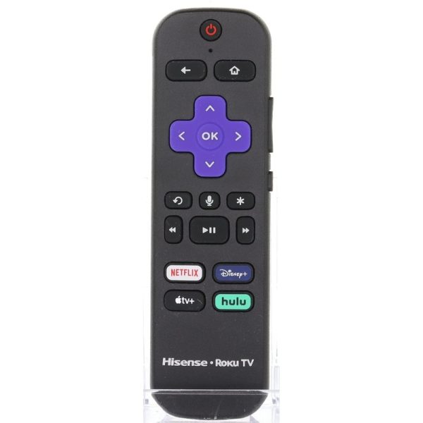 Hisense RC-EL5 / HU-RCRUS-23W 2022 ROKU TV Remote Control | Voice | RF | Netflix | Disney + | – Apple TV + | Hulu – HURCRUS23W