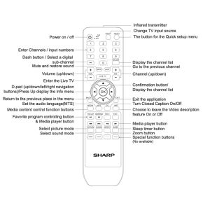 Hisense WT0024051 TV Remote Control