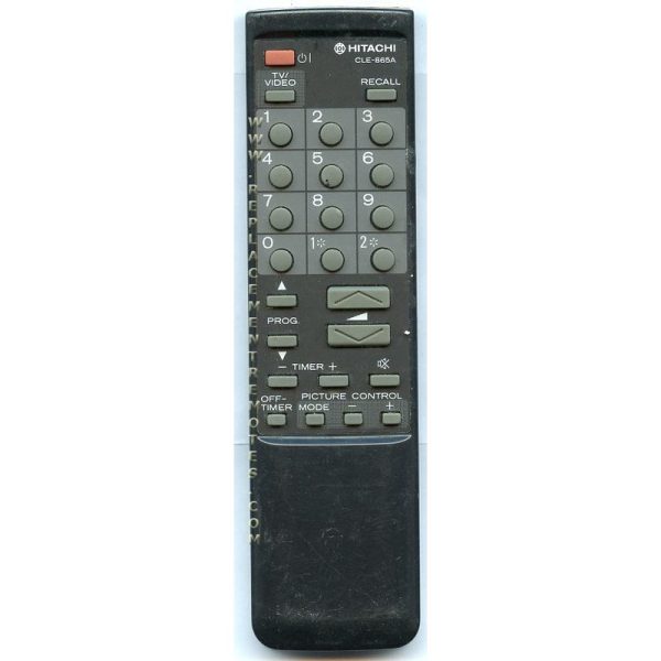 Hitachi CLE865A TV Remote Control