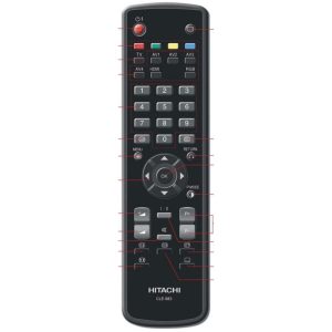 Hitachi CLE983 TV Remote Control