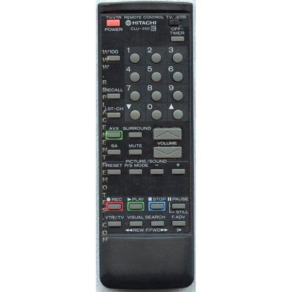 Hitachi CLU350 TV Remote Control