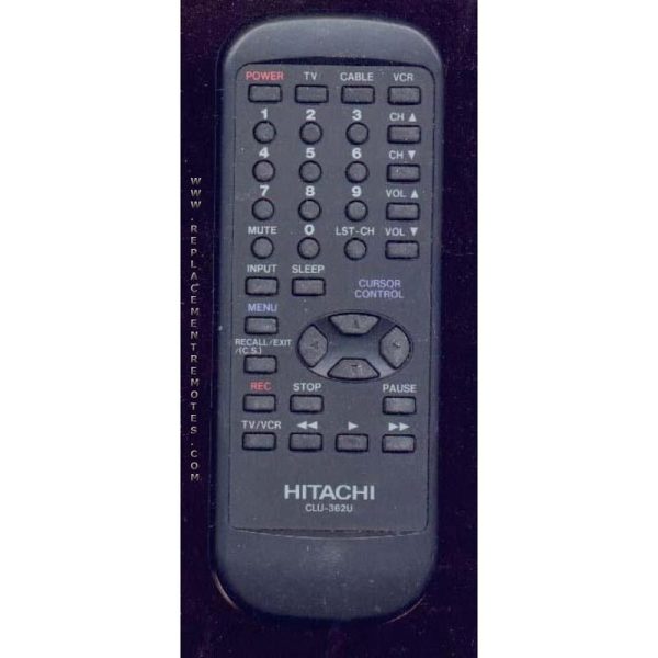 Hitachi CLU362U TV Remote Control