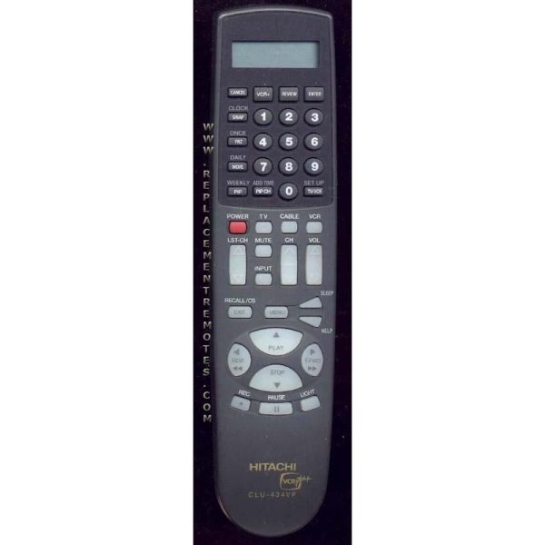Hitachi CLU434VP TV Remote Control