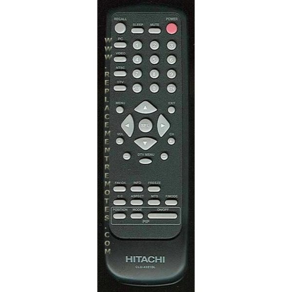 Hitachi CLU4351DL TV Remote Control