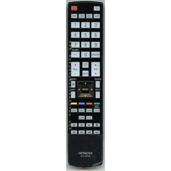 Hitachi CLU49101S TV Remote Control
