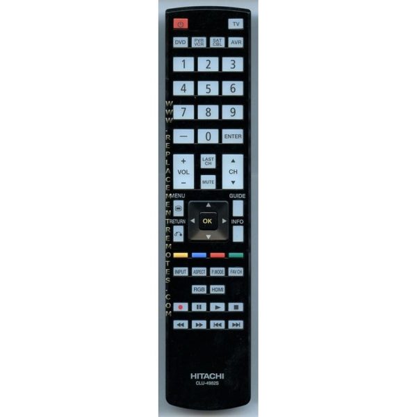 Hitachi CLU4982S TV Remote Control