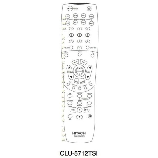 Hitachi CLU5712TSI TV Remote Control