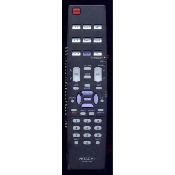 Hitachi CLU617MP TV Remote Control
