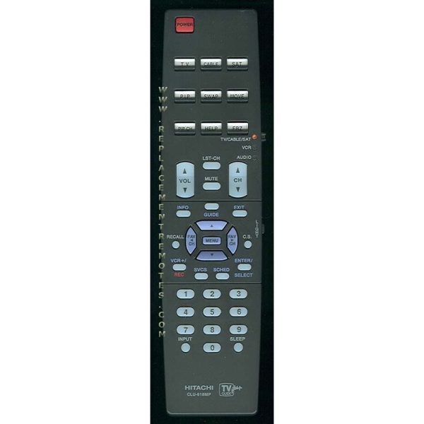 Hitachi CLU618MP TV Remote Control