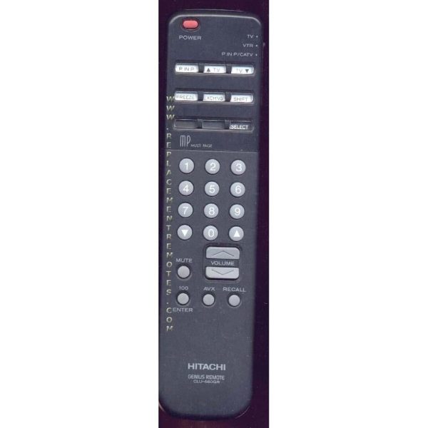 Hitachi CLU660GR TV Remote Control