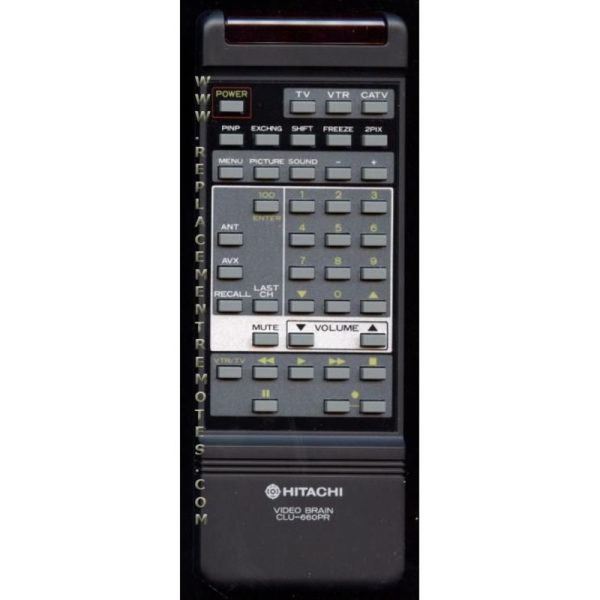 Hitachi CLU660PR TV Remote Control