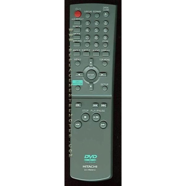 Hitachi DVRM310 DVD Remote Control