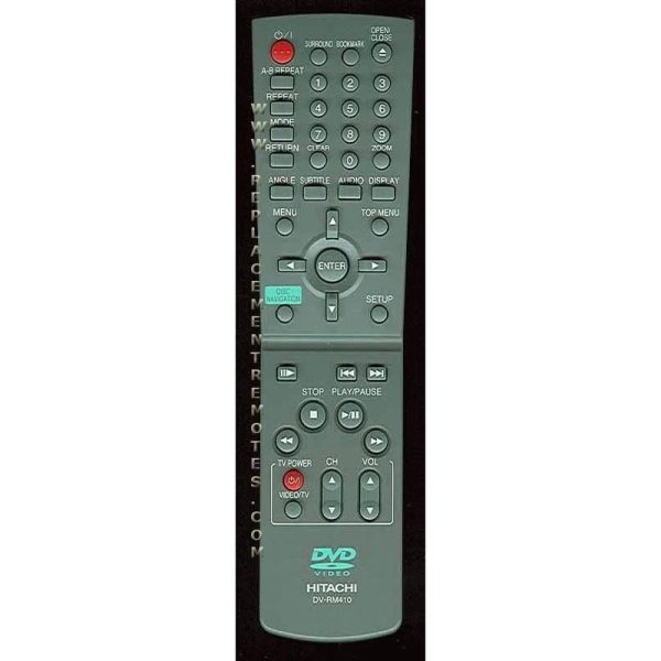 Hitachi DVRM410 DVD Remote Control