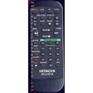 Hitachi RCU01A VCR Remote Control