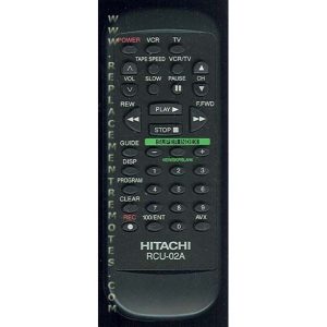 Hitachi RCU02A VCR Remote Control