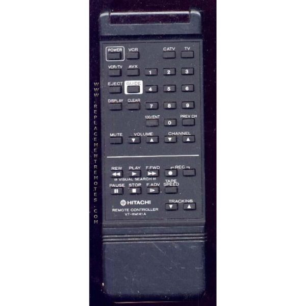 Hitachi VTRM141A VCR Remote Control