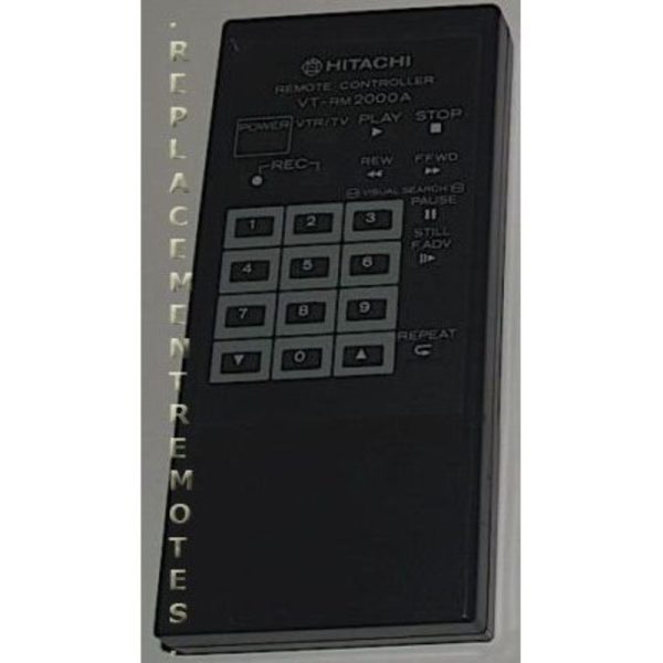 Hitachi VTRM2000A VCR Remote Control
