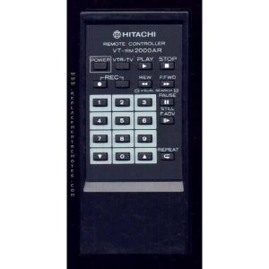 Hitachi VTRM2000AR VCR Remote Control
