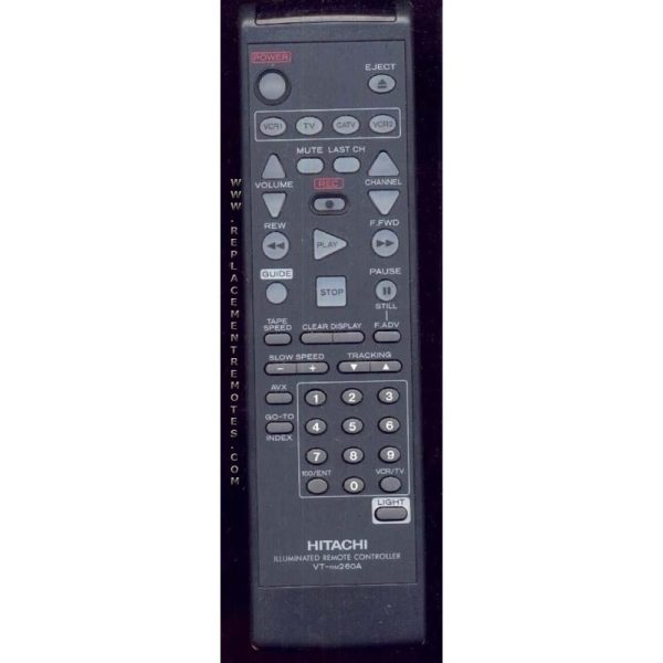 Hitachi VTRM260A VCR Remote Control