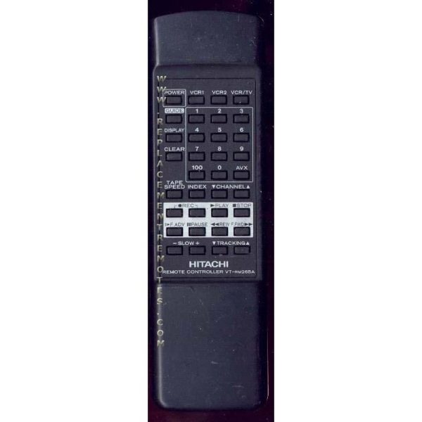 Hitachi VTRM265A VCR Remote Control
