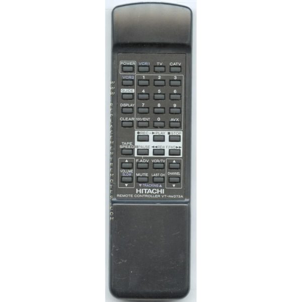 Hitachi VTRM273A VCR Remote Control
