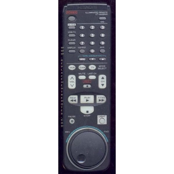 Hitachi VTRM284A VCR Remote Control