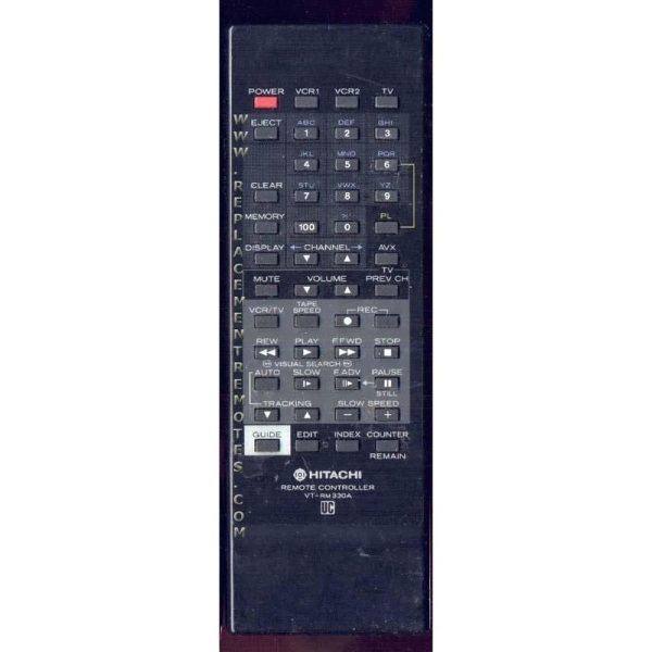 Hitachi VTRM330A VCR Remote Control