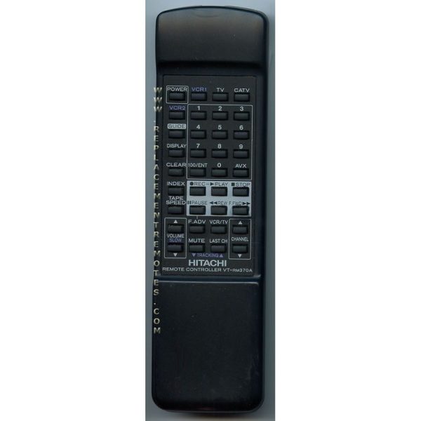 Hitachi VTRM370A VCR Remote Control