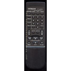 Hitachi VTRM391A VCR Remote Control