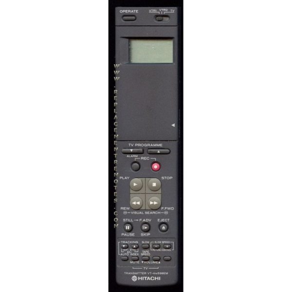 Hitachi VTRM598EM VCR Remote Control