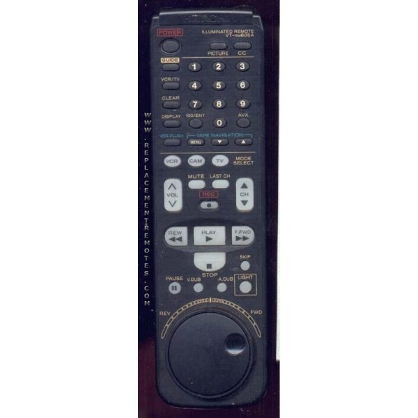 Hitachi VTRM605A VCR Remote Control