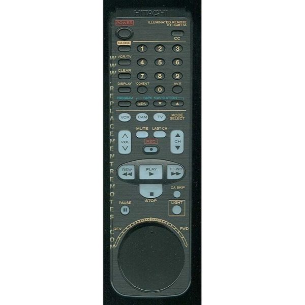 Hitachi VTRM617A VCR Remote Control