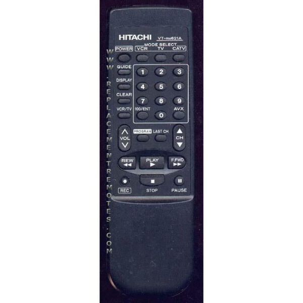 Hitachi VTRM621A VCR Remote Control