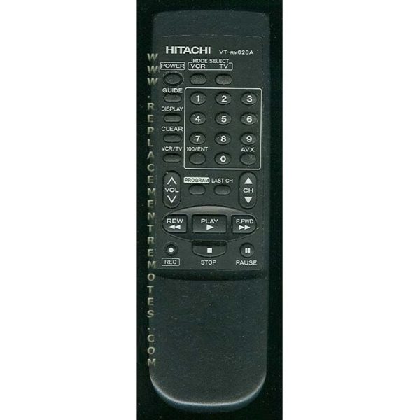 Hitachi VTRM623A VCR Remote Control