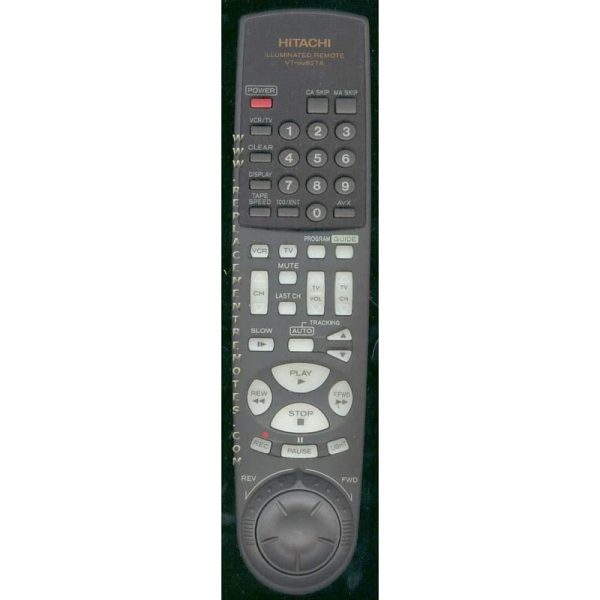 Hitachi VTRM627A VCR Remote Control