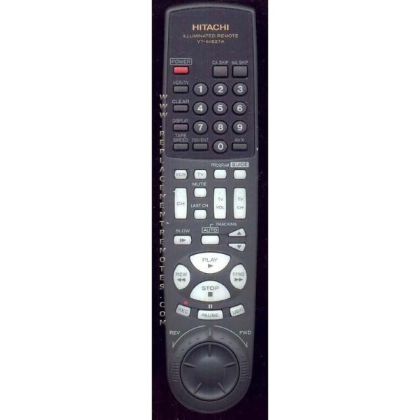 Hitachi VTRV627A VCR Remote Control