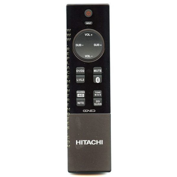 Hitachi X480445 Sound Bar Remote Control