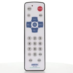 Hospitality 1-Device EzWipe Hygienic Waterproof Universal TV Remote Control – RR1002