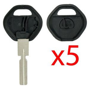 HU58 Transponder Key Shell for BMW – 5 PACK Aftermarket