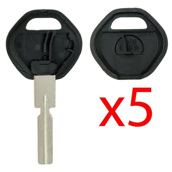 HU58 Transponder Key Shell for BMW – 5 PACK Aftermarket