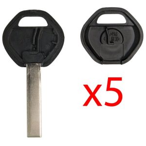 HU92 Transponder Key Shell for BMW – 5 PACK Aftermarket