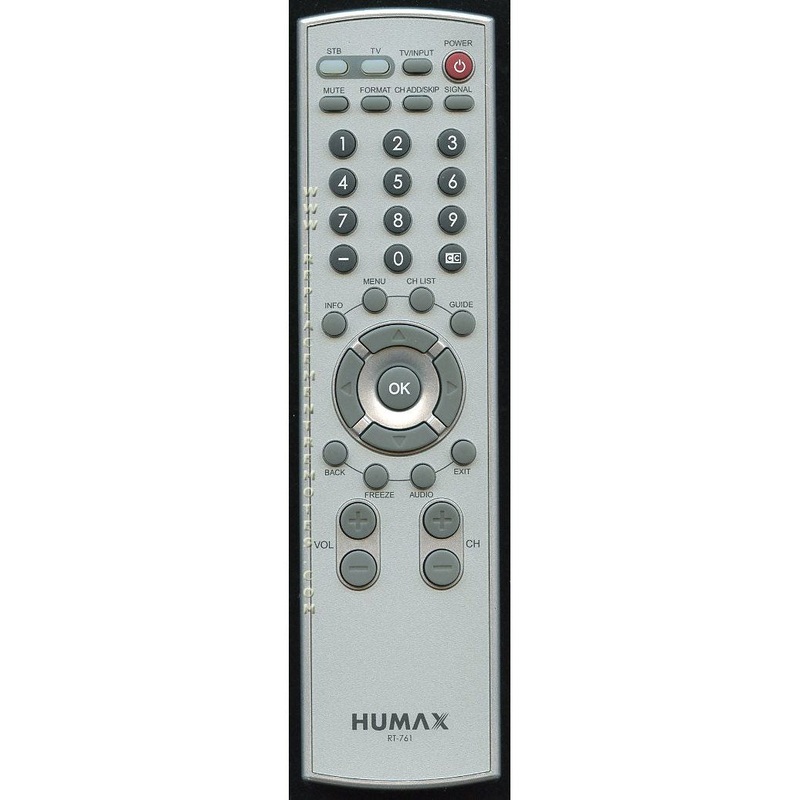 Humax RT761 TV Remote Control