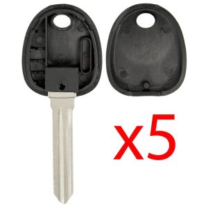 HY17 Transponder Key Shell for Hyundai, Kia – 5 PACK Aftermarket